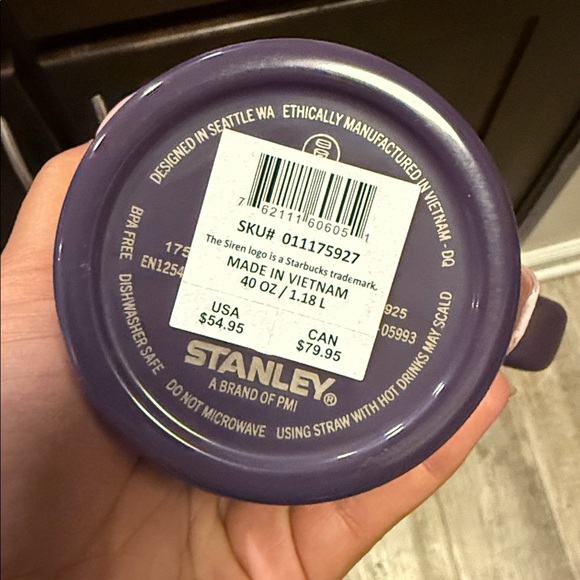 2026 ✨ Plum Stanley x Starbucks Tumbler| Fully Accessorized| The Cup Edit by Kam - Picture 5 of 5